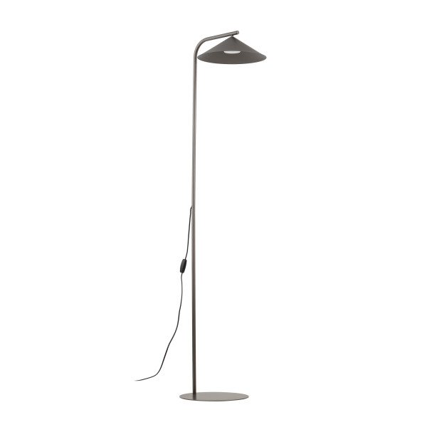 Tk-Lighting Lume metalowy stożek brązowa Lampa Podłogowa 1Xgx53 858046