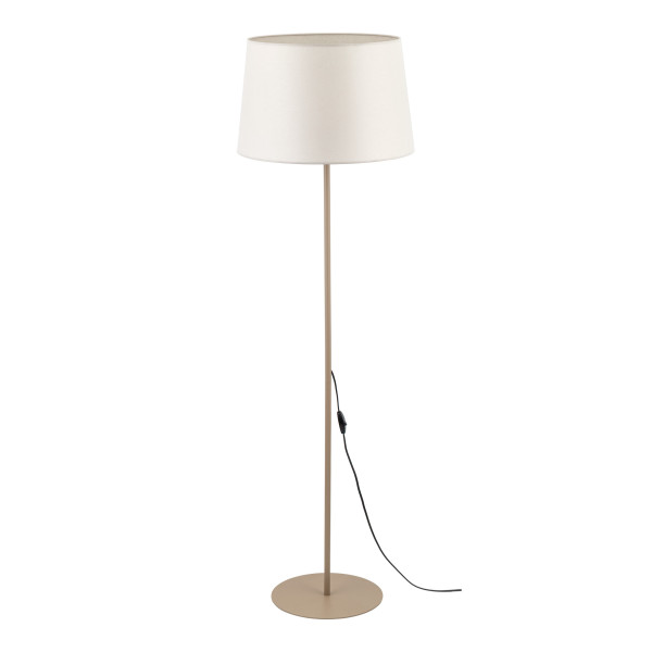 Tk-Lighting Maja beżowa Lampa Podłogowa 1Xe27 858045