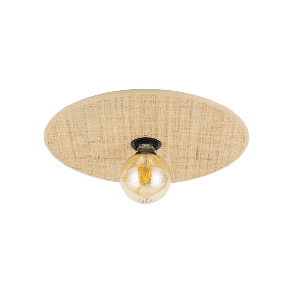 Tk Lighting Plafon Beżowy Calma Sabia Rafia 380 E27 Boho 959718