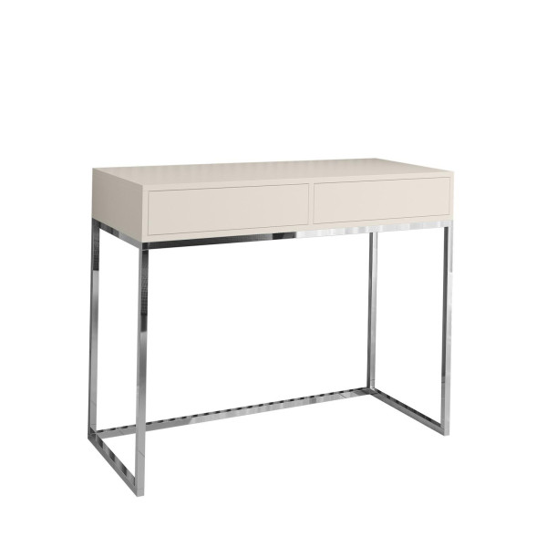 Toaletka 80 CUBIC na chromowanym stelażu z eleganckim kaszmirowym blatem 807091