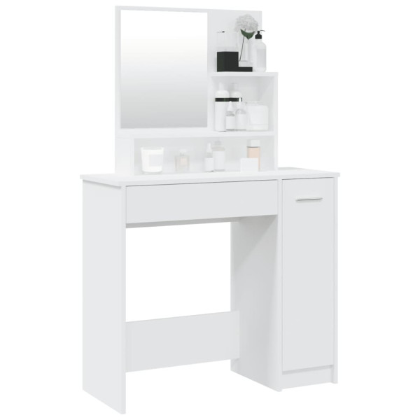 Toaletka Biały Materiał drewnopochodny vidaXL 470121