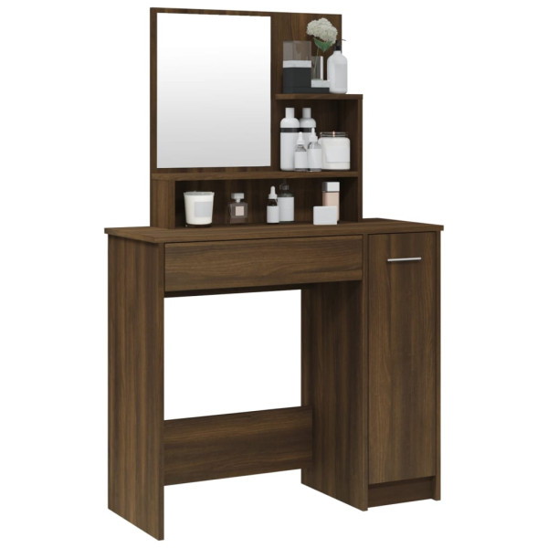 Toaletka Brąz Materiał drewnopochodny vidaXL 470127