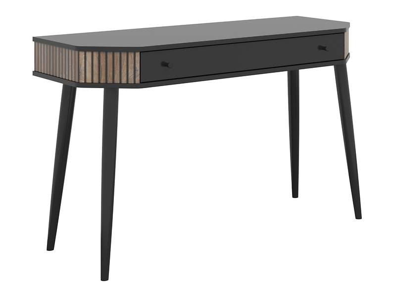 Toaletka Capri 120 cm z szufladą czarny/dąb flagstaff ciemny 207857