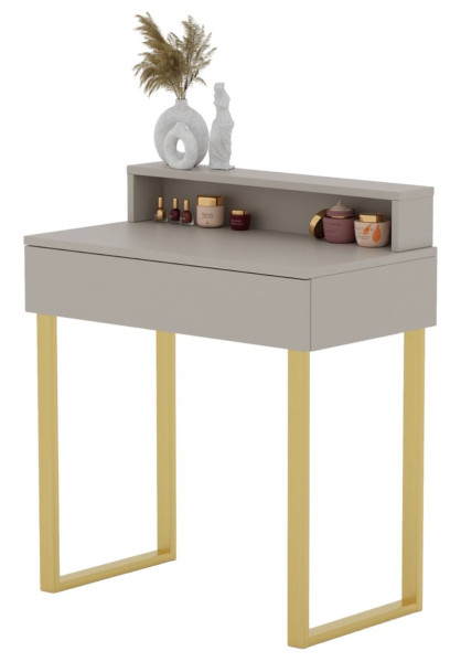 Toaletka / konsola "LENA PLUS" kaszmir 75cm, złote U 958058