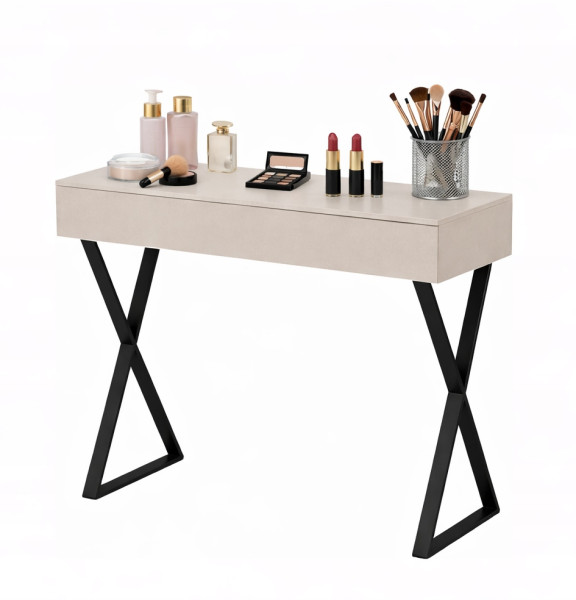 Toaletka konsola VOGA 90cm kaszmir + czarne nózki X 942124