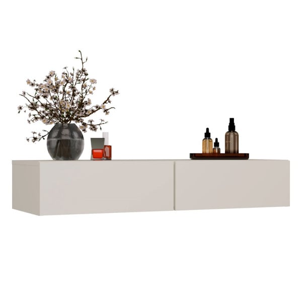 Toaletka Kosmetyczna Wisząca Topeshop Mika 110 Cm 2 Szuflady Kaszmir 803034