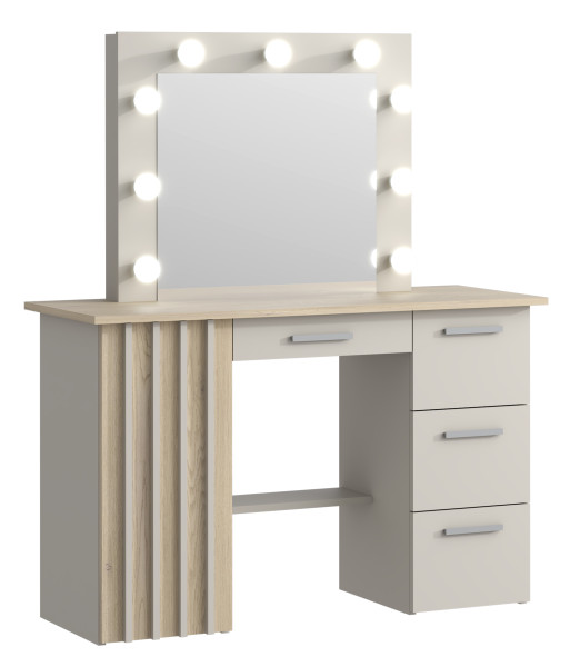 Toaletka Montana z lustrem LED 9 punktów – kaszmir + dąb cremona 966724