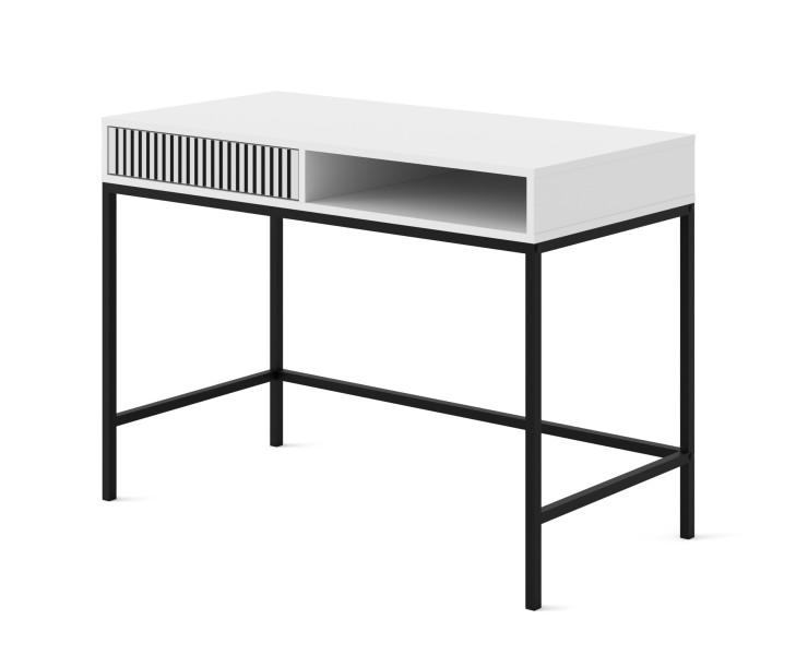 Toaletka RAVENNA F 112x50 cm biurko konsola biały mat 240476