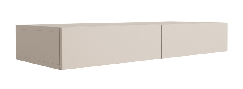 Toaletka z dwiema szufladami, front gładki, kaszmir, 100 x 40 x 16 cm 701663
