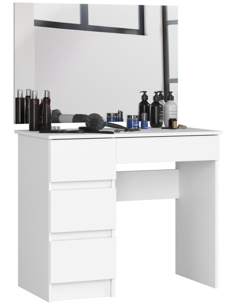 Toaletka Z Lustrem Clp T-6/Sl 900X600 Lewa Biała 728465