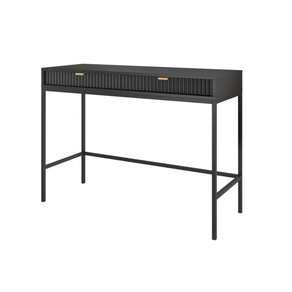 Toaletka z szufladami Biurko Nova T104 Czarna 318285