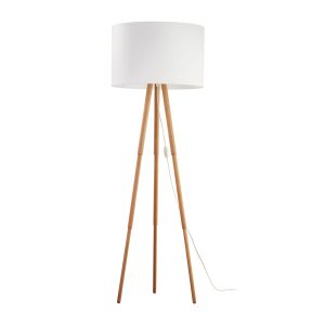 Tokyo lampa podłogowa 1 sosna/biały 483666 Tokyo lampa podłogowa 1 sosna/biały 483666