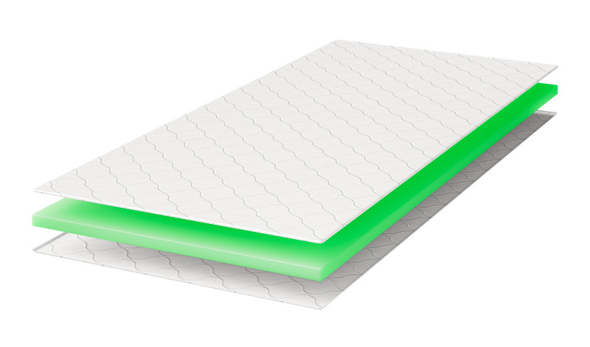 Topper PUR 90x200 materac nawierzchniowy piankowy 5 cm | Twardość H3 274664