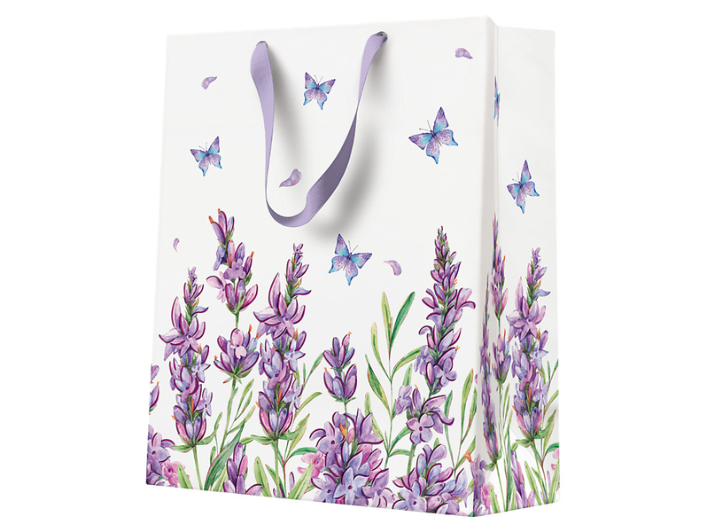 Torba dekoracyjna Lavender Butterfly 20x25 cm 1005322