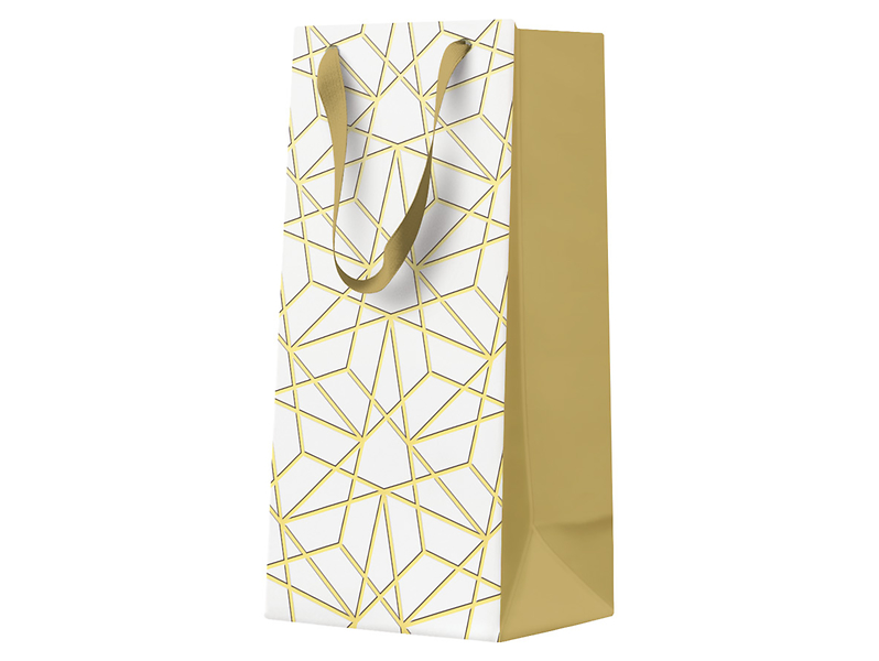 Torba papierowa Luxury Mesh 10x22 cm złota 1005319