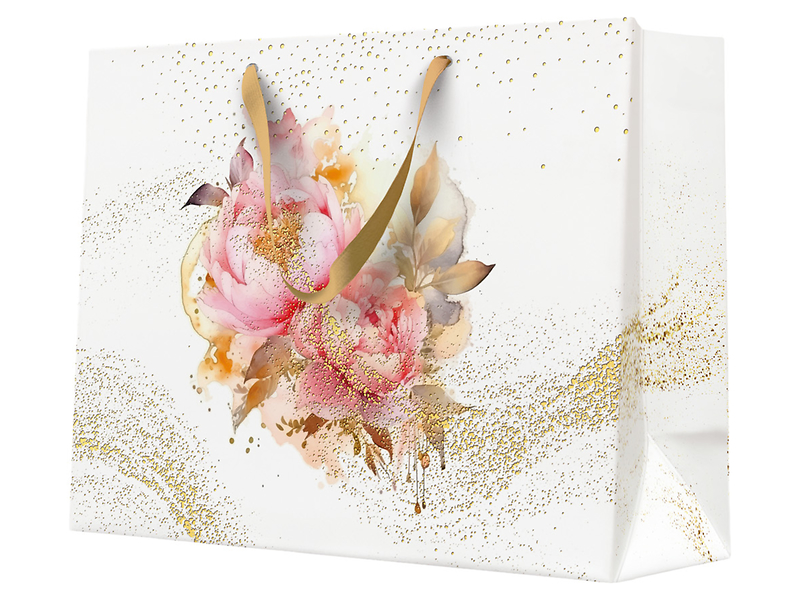 Torba prezentowa Artistic Peony Seamless 33,5x26,5 cm 995529