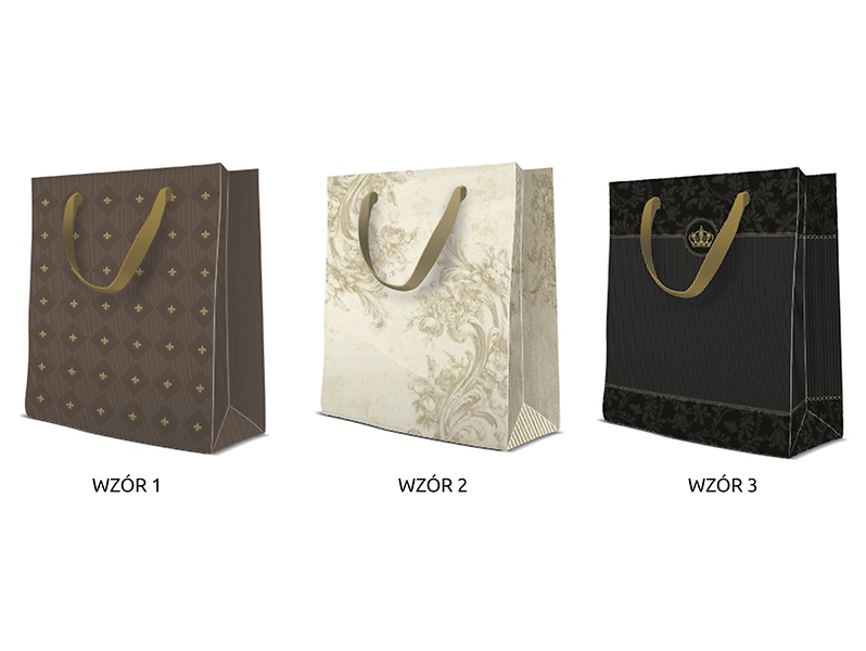 Torba prezentowa Medium Premium 20x25 cm mix wzorów 17509