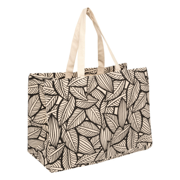 Torba shopper, bawełniana z nadrukiem, 50 x 24 x 35 cm 624875