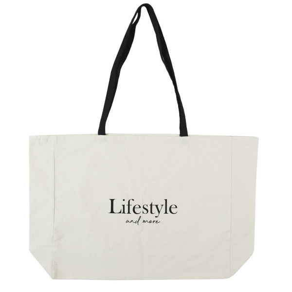 TORBA SHOPPER Lifestyle and More biała WYGODNE UCHWYTY 594182