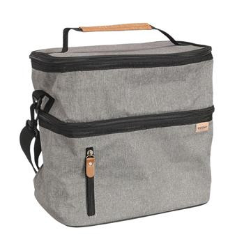 Torba termiczna na lunch Zippi XL szara 99869