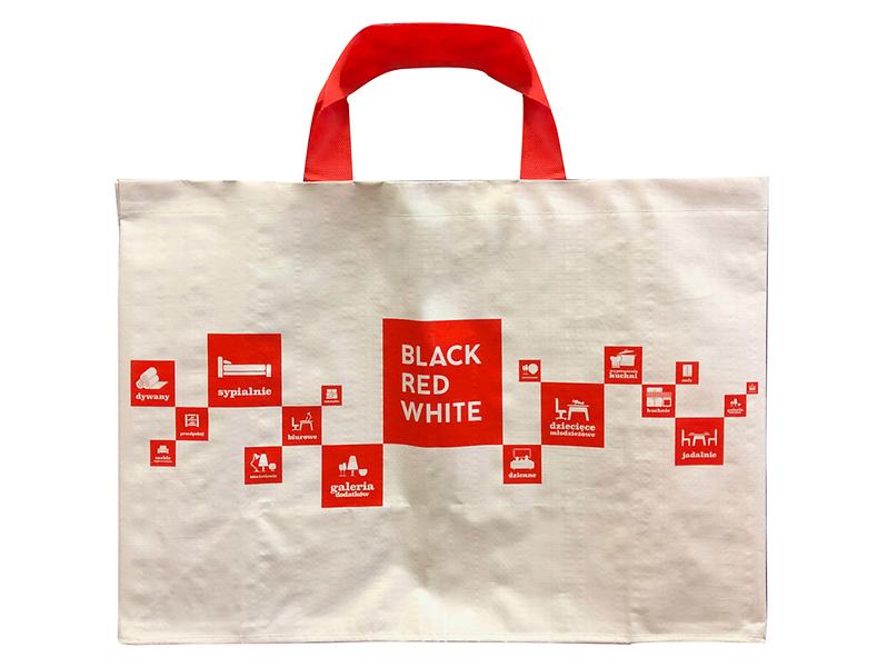 Torba zakupowa Black Red White 43,7 l 45459
