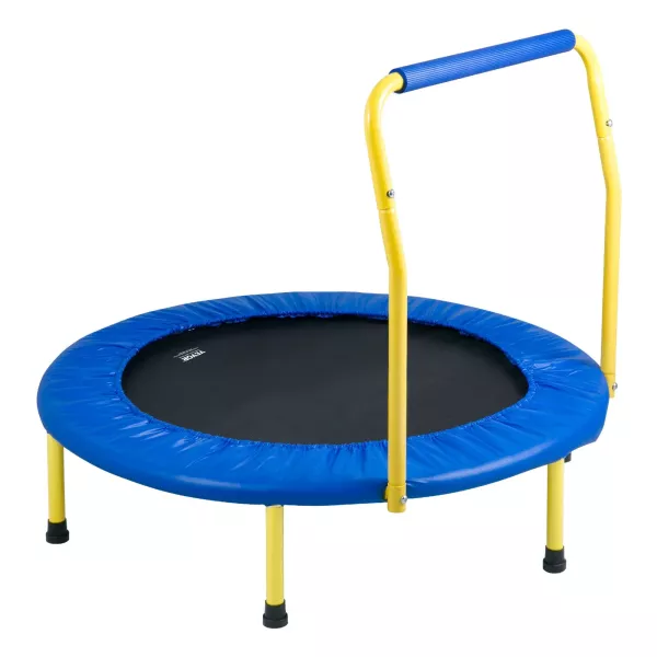 Trampolina domowa do ćwiczeń z poręczą dla dorosłych i dzieci 91 cm 940206