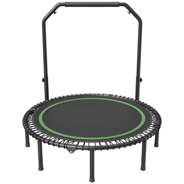 Trampolina mocna fitness z regulowanym uchwytem 129 cm 951862