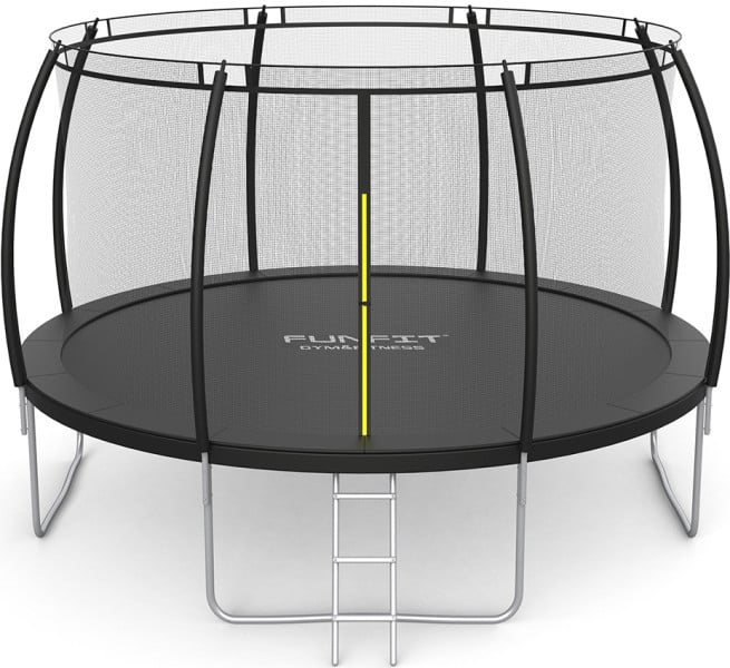 Trampolina Ogrodowa Z Siatka Wewnętrzną 435cm 14ft FUNFIT 1000375