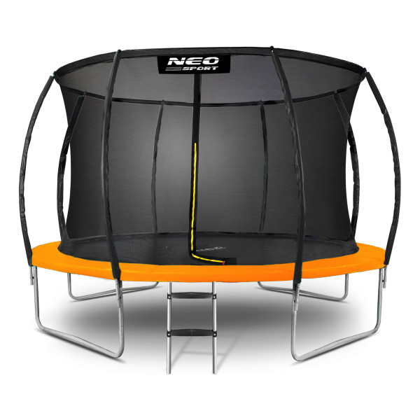 Trampolina ogrodowa z siatką wewnętrzną Neo-Sport 374cm 12ft 202183