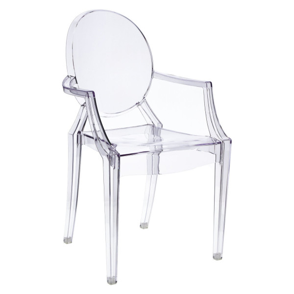 TRANSPARENTNE KRZESŁO Royal insp. Louis Ghost z poliwęglanu 63435