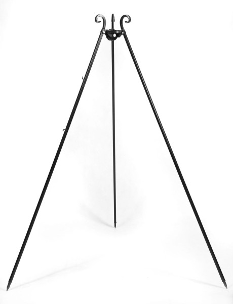 Trójnóg do grilla, woka i kociołka, 180 cm, TRIVO, czarny | TYLETEGOTU 996356