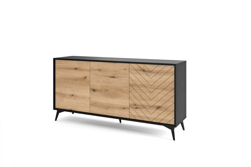 Trzydrzwiowa komoda Diamond K154 w stylu skandynawskim 298894