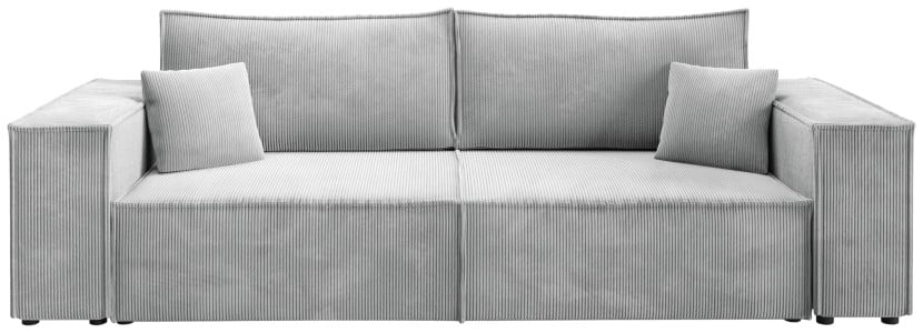 Trzyosobowa sofa z funkcją spania PEDRO szara 490138