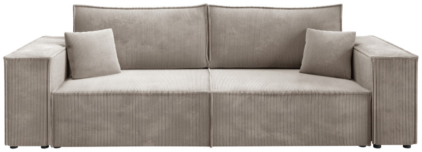 Trzyosobowa sofa z funkcją spania PEDRO sztruks 490135