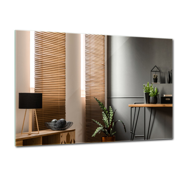 Tulup Lustro wiszące bez ramy prostokątne do sypialni- 80x60 101612
