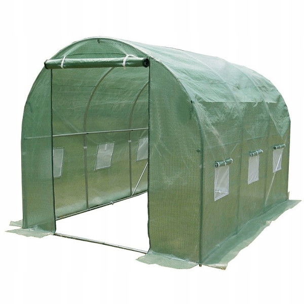 Tunel Foliowy 10m2 PREMIUM foliak 2,5x4m zielony rurki 25 mm 207245