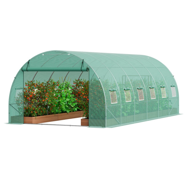 Tunel foliowy ogrodowy szklarnia 17m2 5.9x2.95x1.98 m 958603