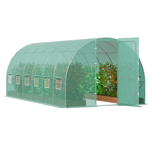 Tunel foliowy ogrodowy szklarnia 17m2 5.9x2.95x2.25 m 958601