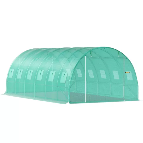 Tunel foliowy ogrodowy szklarnia 18,3 m2 6x3x2,1 m 940024