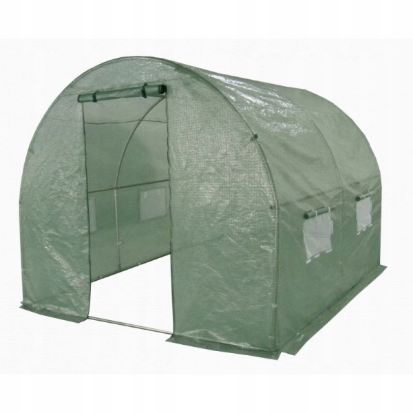 Tunel Foliowy Szklarnia 2x2m PREMIUM Siatka PE 4m2 Zielony 19mm 496930