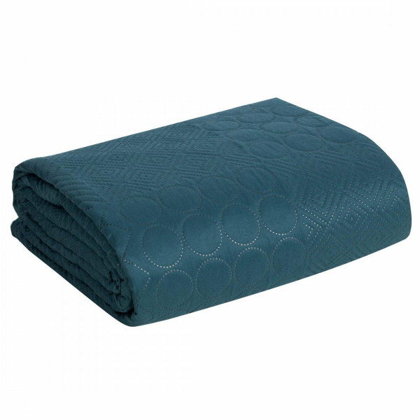 Turkusowa Narzuta BONI 170x210 - Nowoczesny Design 687303