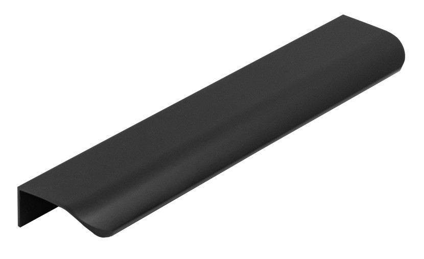 Uchwyt do mebli czarny meblowy krawędziowy do szafek szuflad mat loft 160mm 635767