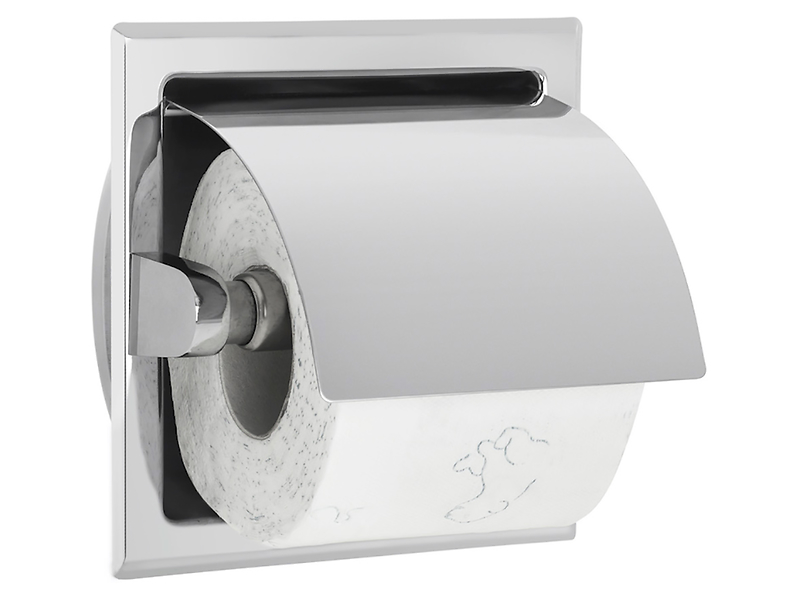 Uchwyt do papieru toaletowego do zabudowy stal polerowana Stella 74661