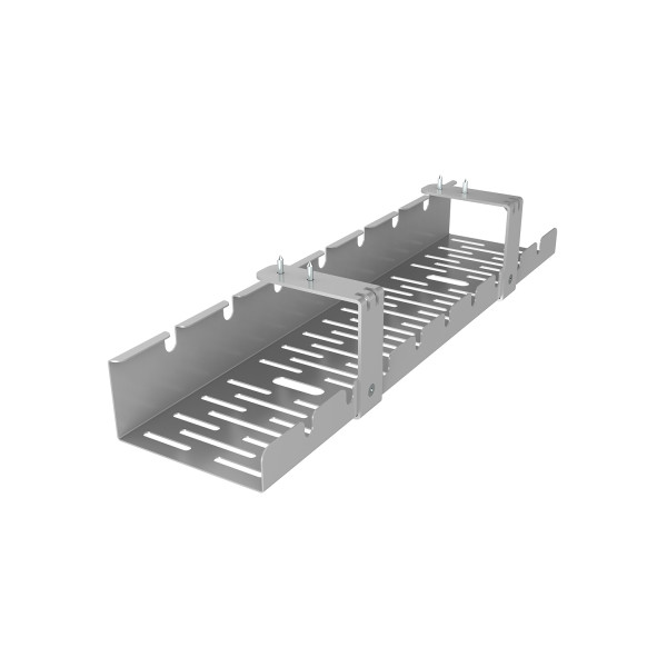 Uchwyt kablowy podbiurkowy Spacetronik SPK-520G szary 331499