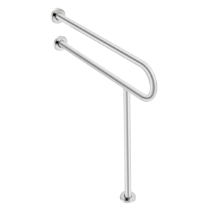 Uchwyt łazienkowy U 80 cm stal nierdzewna 136 kg – poręcz przy toalecie 1021438 Uchwyt łazienkowy U 80 cm stal nierdzewna 136 kg – poręcz przy toalecie 1021438