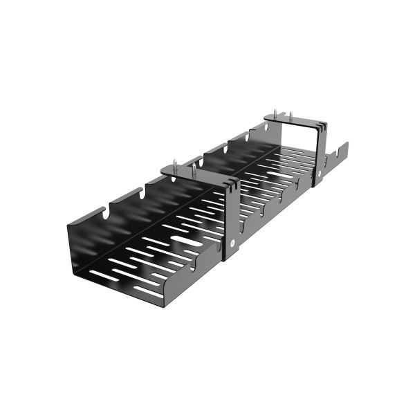 Uchwyt na kable do biurka Spacetronik SPK-520B czarny 331495