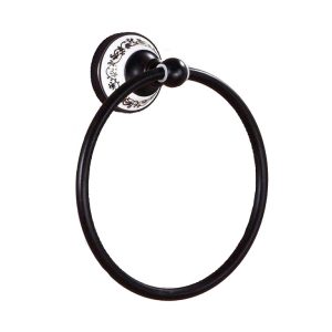 Uchwyt na ręcznik retro BYBLIS czarny 772754 Uchwyt na ręcznik retro BYBLIS czarny 772754