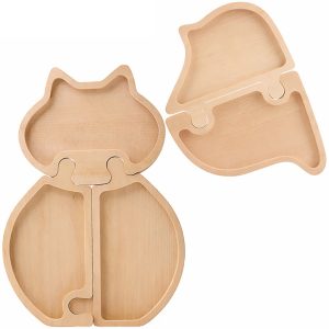 Układanka Deska Drewniana Kot 2W1 Puzzle Dla Dzieci Naturalne Drewno 1004805 Układanka Deska Drewniana Kot 2W1 Puzzle Dla Dzieci Naturalne Drewno 1004805