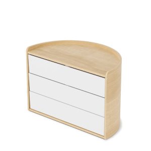 UMBRA pojemnik na biżuterie MOONA biały 216050 UMBRA pojemnik na biżuterie MOONA biały 216050