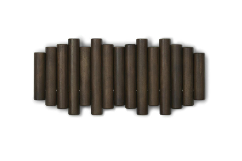 UMBRA wieszak na ubrania PICKET RAIL ciemny orzech 431961